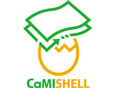 CaMISHELLは卵殻パウダー10％とパルプ90％（ＦＳＣ森林認証紙）で構成されています。